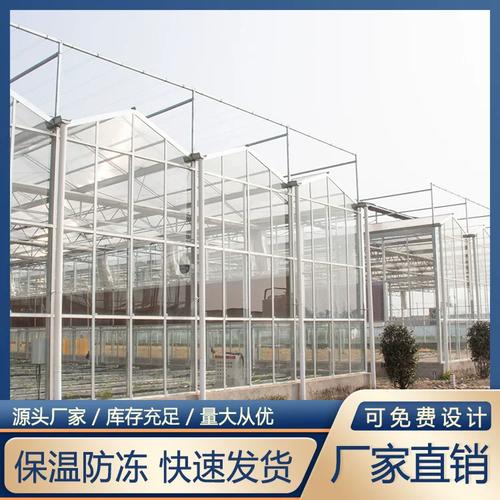 大棚厂家玻璃温室大棚工程 蔬菜种植智能温室 农业连栋玻璃温室